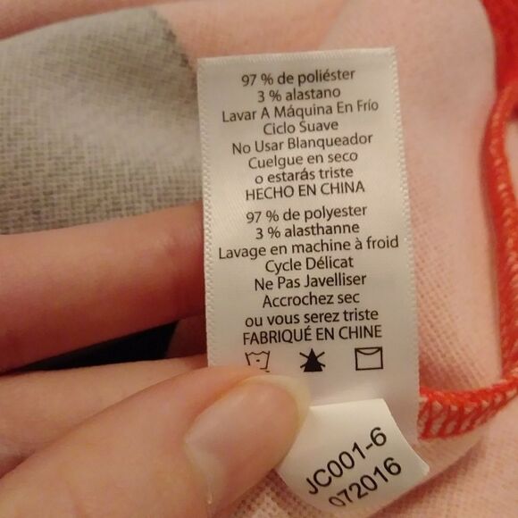 Lularoe Amelia Red and Black Striped Colorblock Midi Dress - Picture 6 of 6